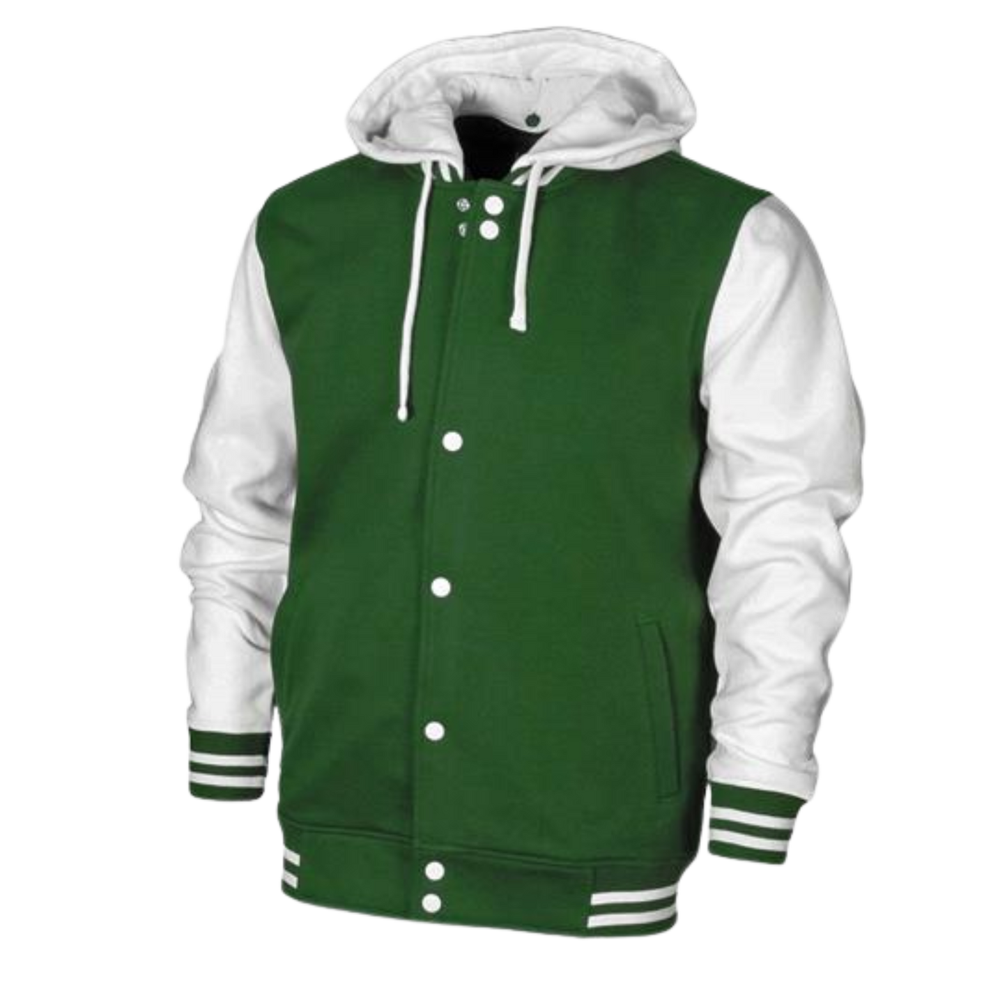 Kids cotton blend letterman varsity jackets
