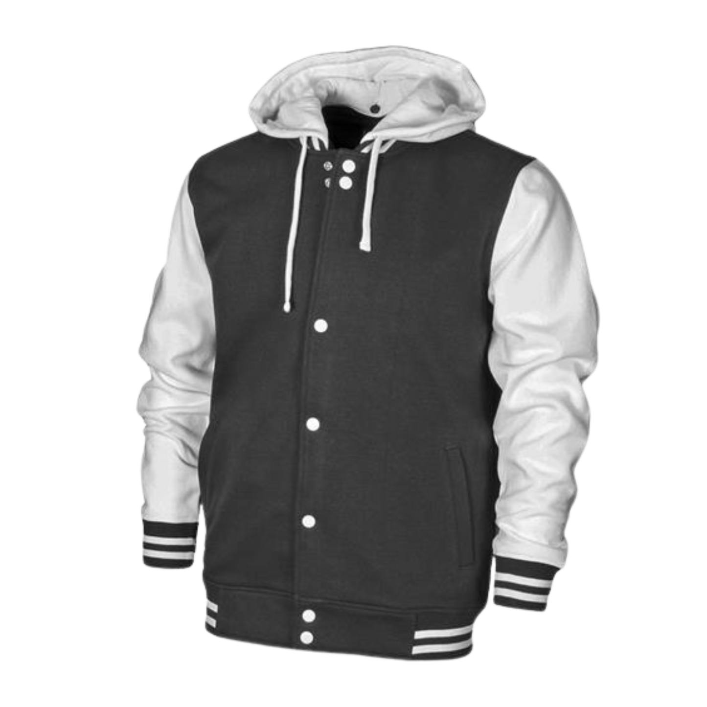 Kids cotton blend letterman varsity jackets