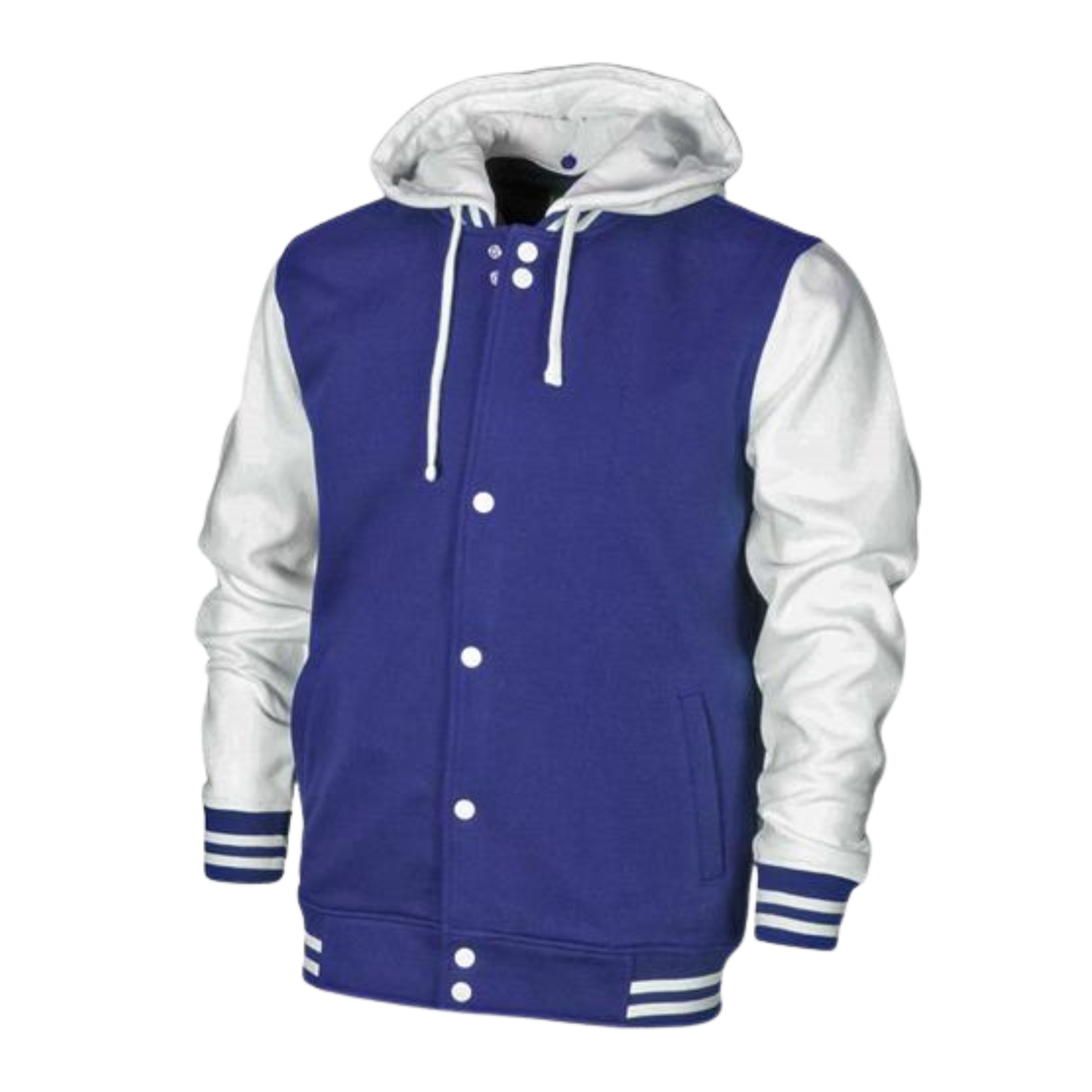 Kids cotton blend letterman varsity jackets