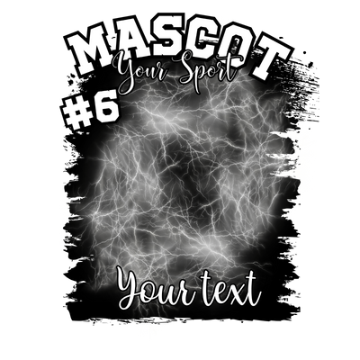 Custom Sports background tees and hoodies