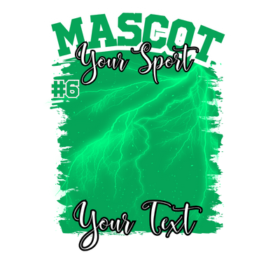 Custom Sports background tees and hoodies