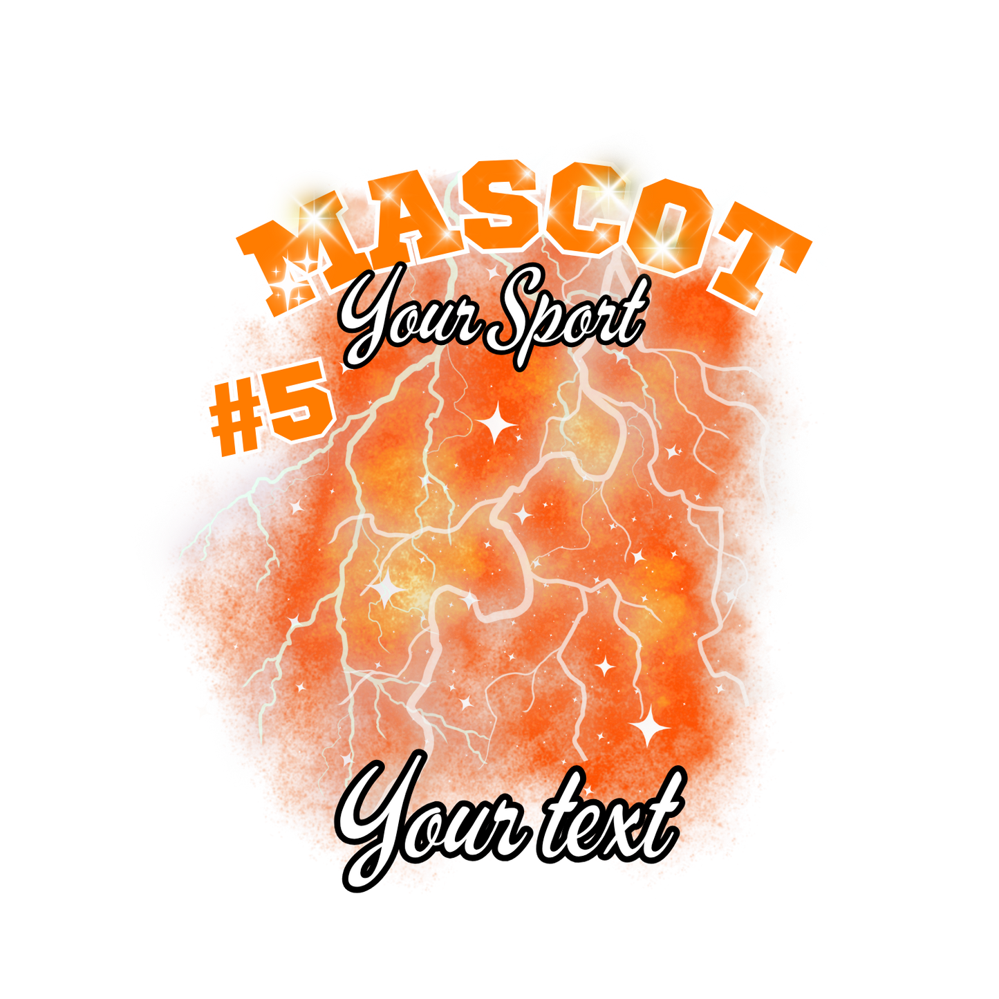 Custom Sports background tees and hoodies