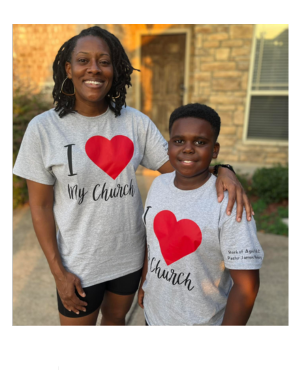 Rock of Ages I love my church Tees
