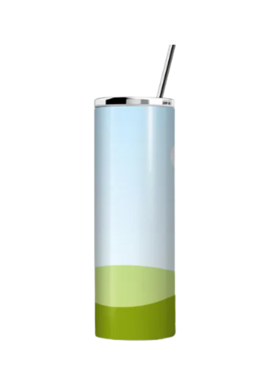 DIY white 20oz tumbler