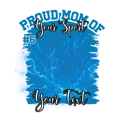 Custom Sports background tees and hoodies