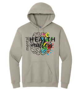 Mental Health Matters Tee and hoodie