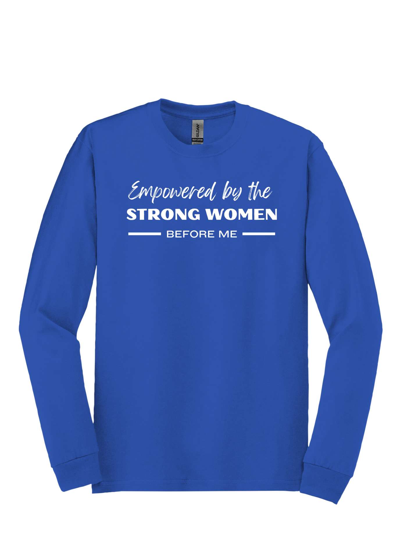 Empowered by the strong women before me sweatshirt