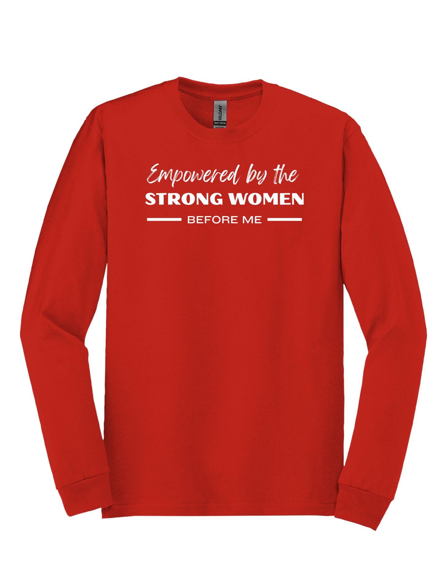 Empowered by the strong women before me sweatshirt