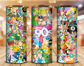 Love for the 70's 80's and 90's 20oz tumblers