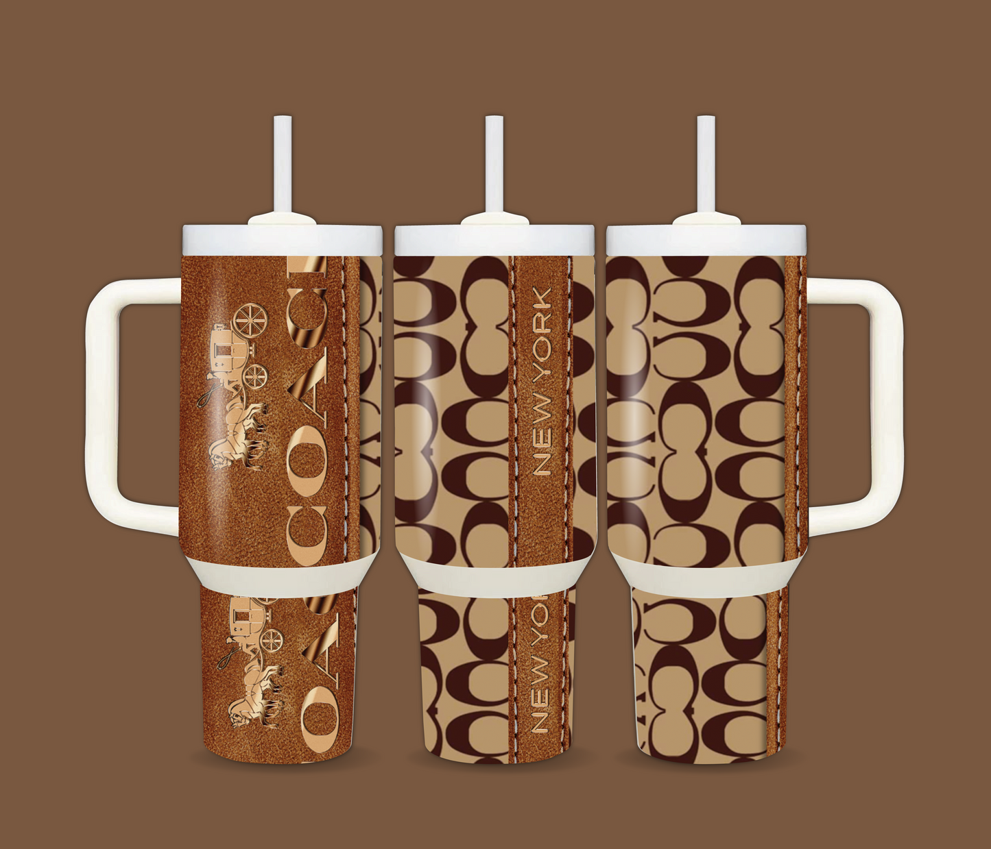 COACH 20 and 40oz tumbler
