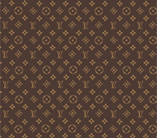 Louis Vuitton Brown print 20oz tumbler