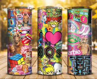 Love for the 70's 80's and 90's 20oz tumblers