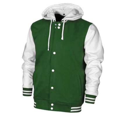 Kids cotton blend letterman varsity jackets