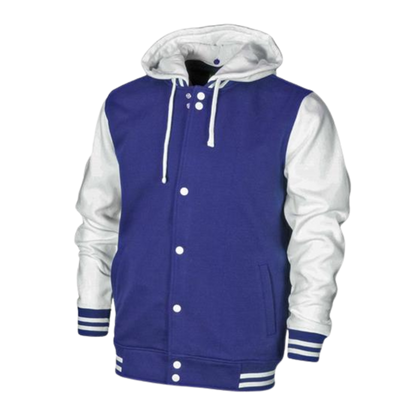 Kids cotton blend letterman varsity jackets