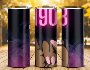 1908 pinkies up tumbler