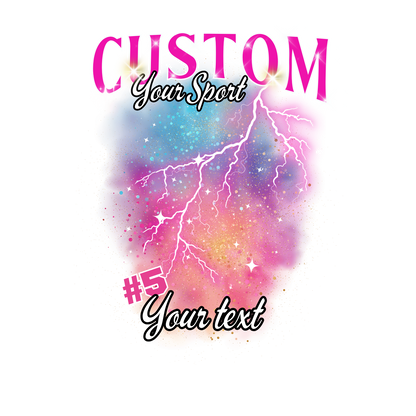 Custom Sports background tees and hoodies
