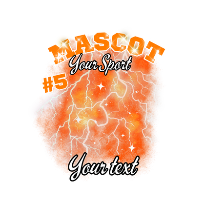 Custom Sports background tees and hoodies