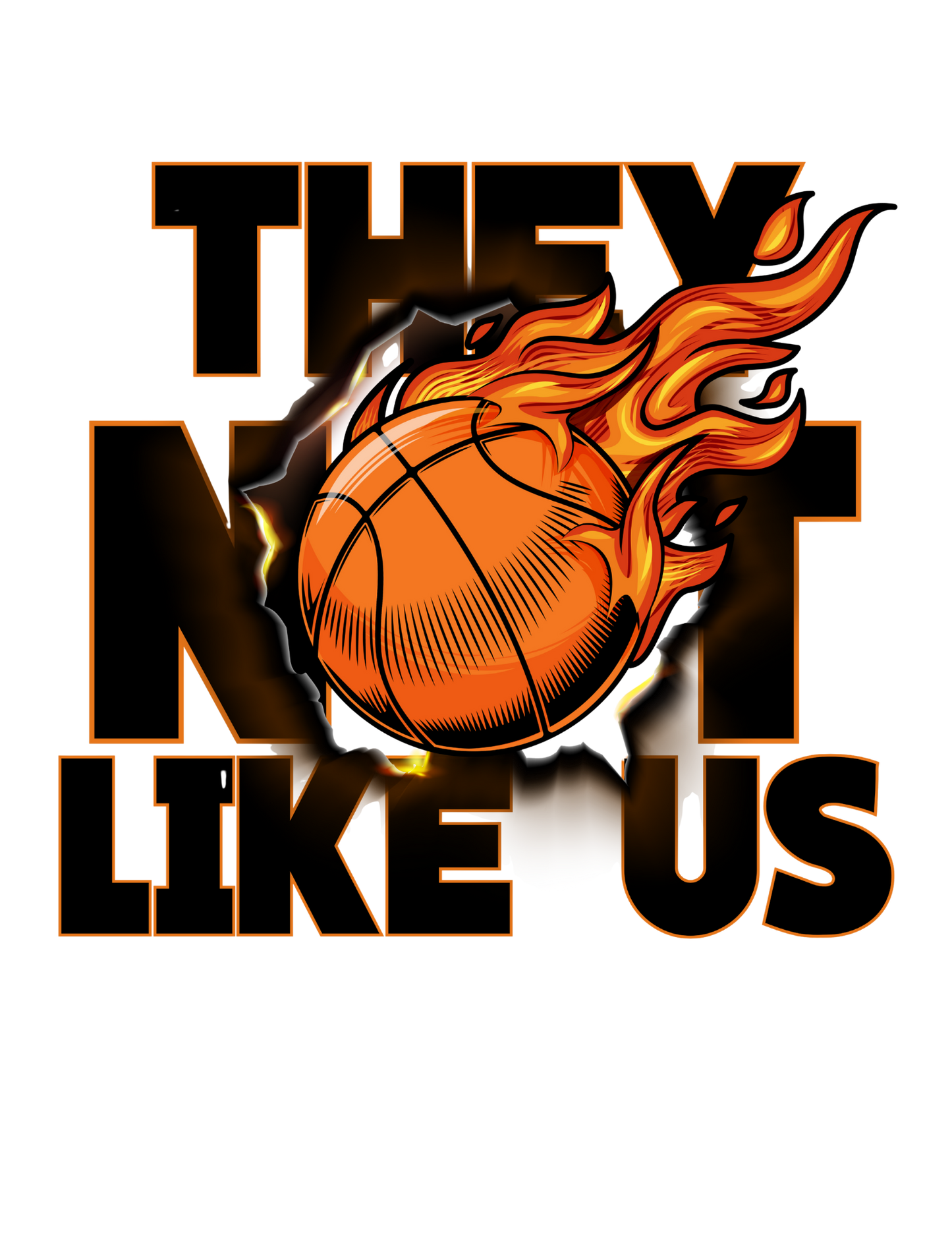 They not like us Basketball Tees
