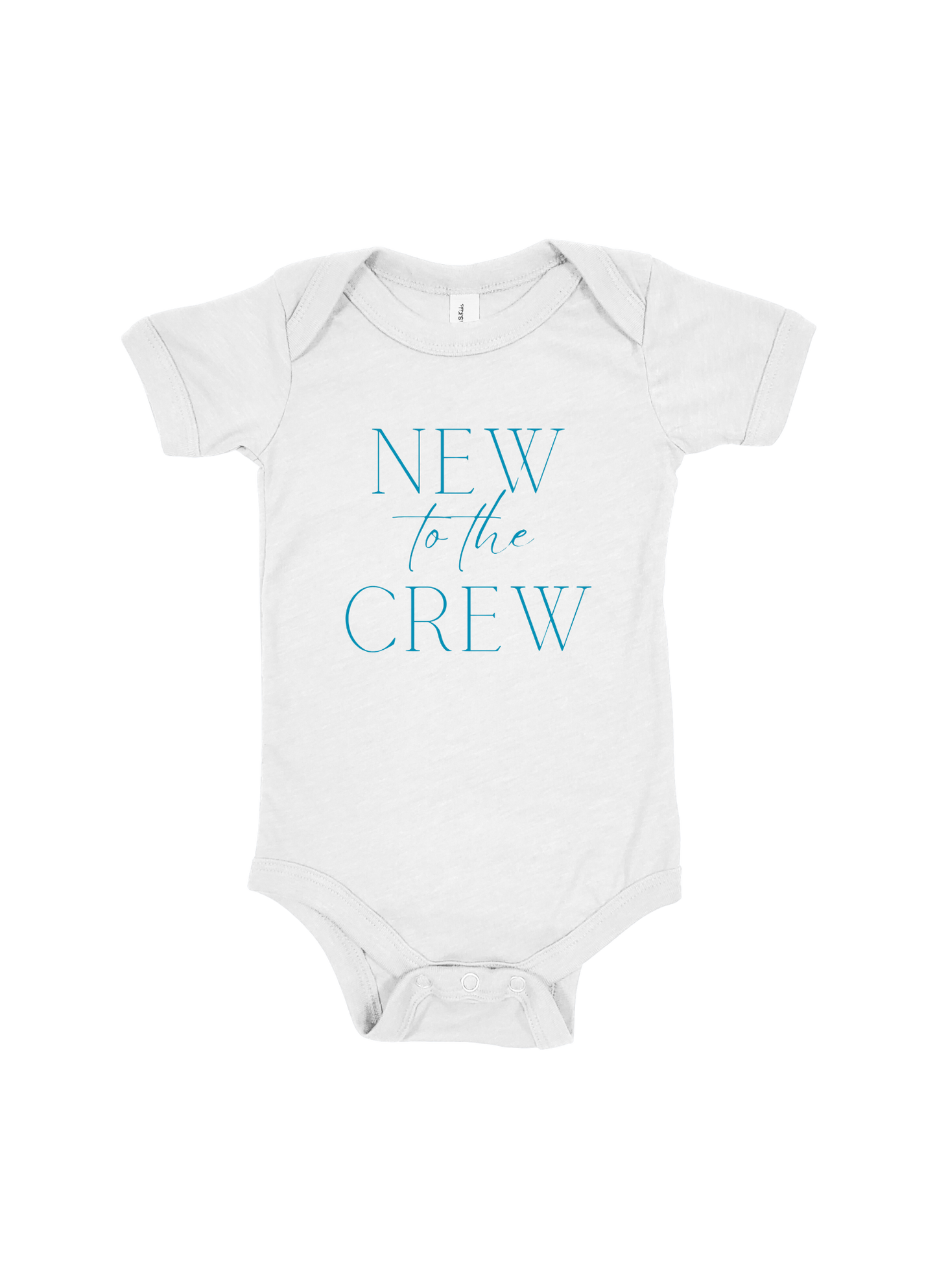 New to the Crew onesie