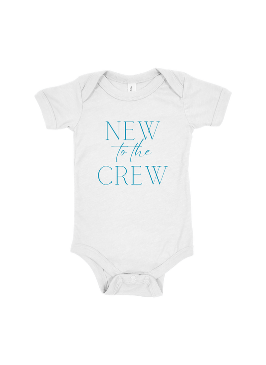 New to the Crew onesie