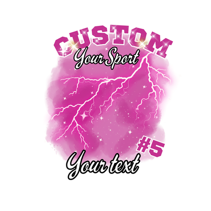 Custom Sports background tees and hoodies