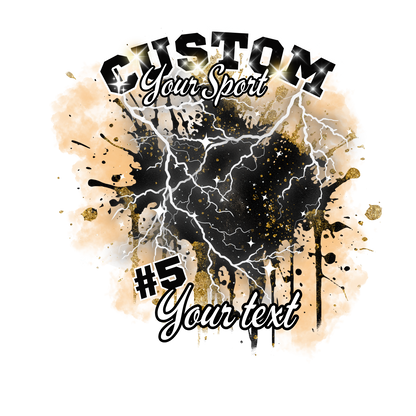 Custom Sports background tees and hoodies