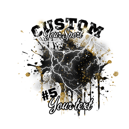 Custom Sports background tees and hoodies