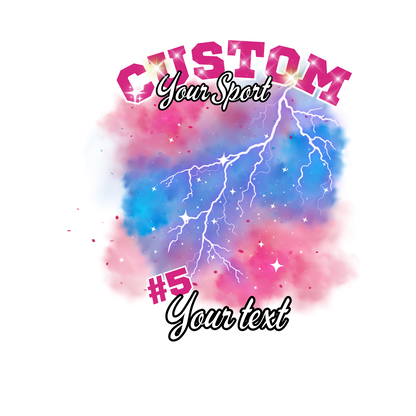Custom Sports background tees and hoodies