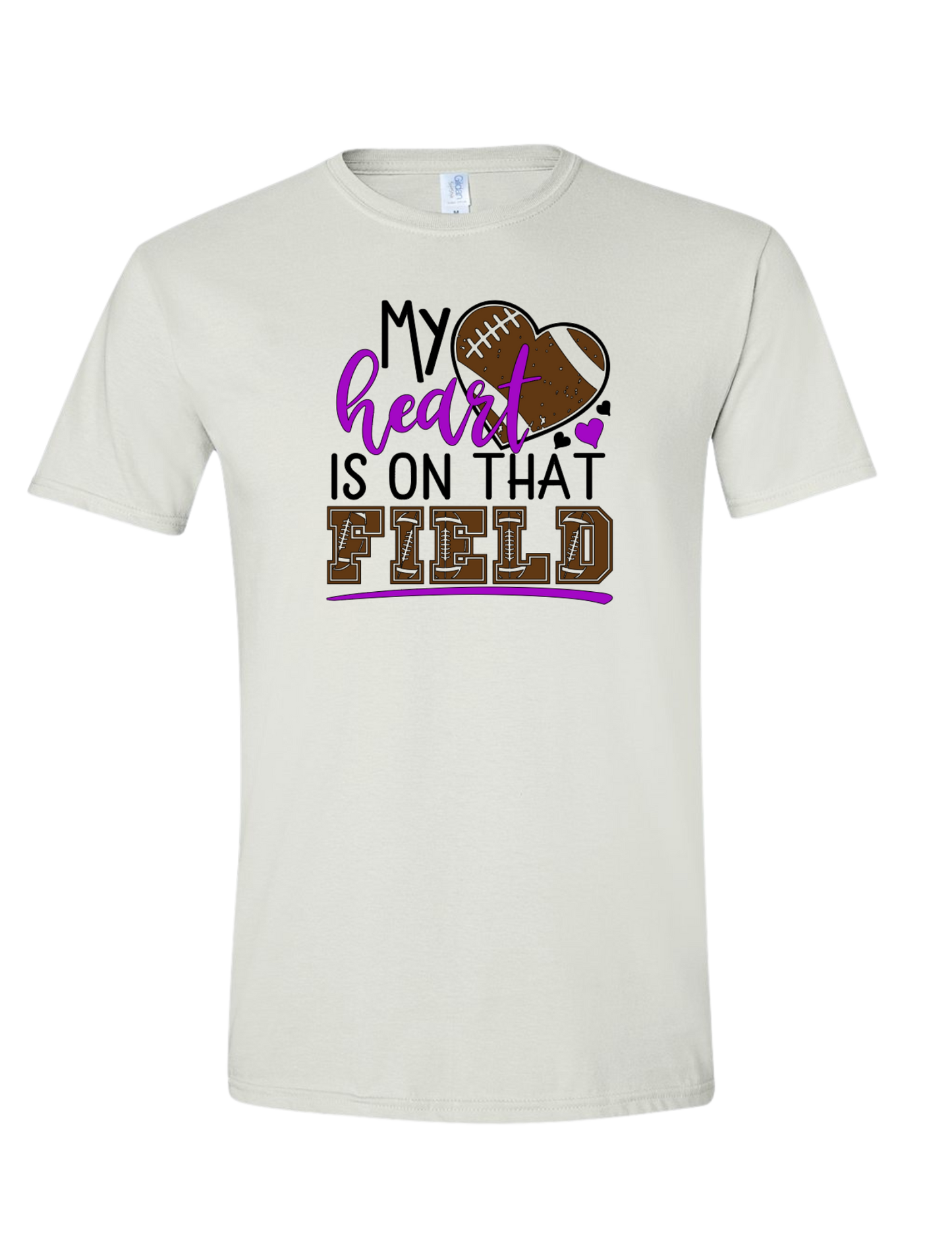 My heart is on that field tee