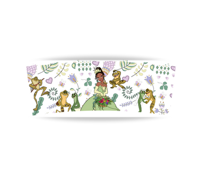 Princess and the Frog 40oz green shimmer tumbler