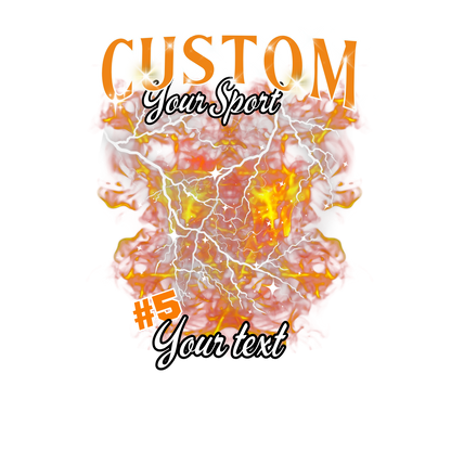 Custom Sports background tees and hoodies