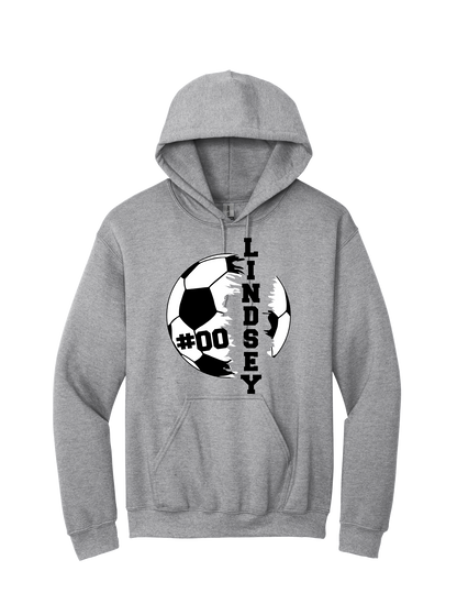 Soccer Player Blast Tee sweatshirt and hoodie