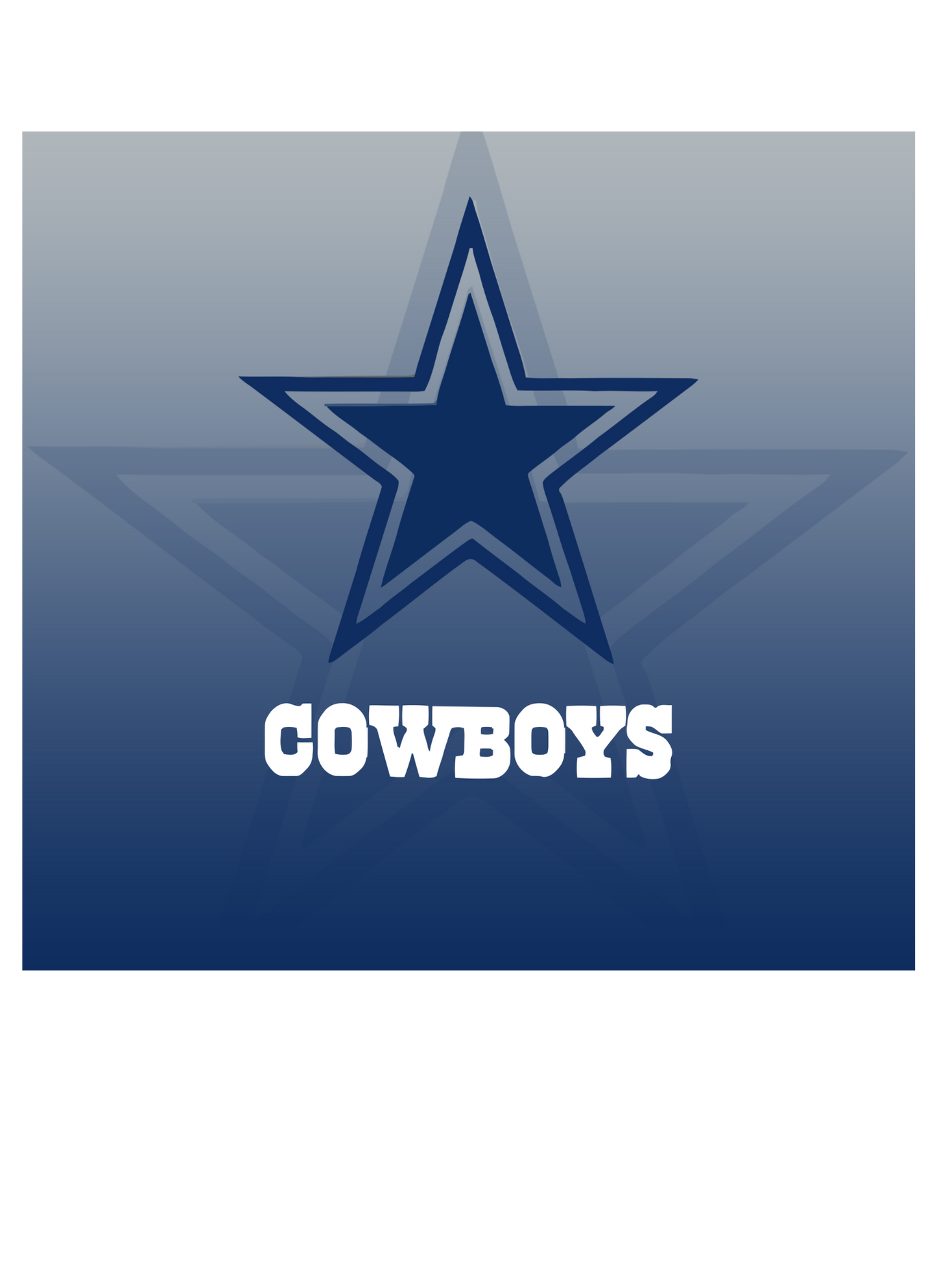 Dallas Cowboys 20oz tumblers