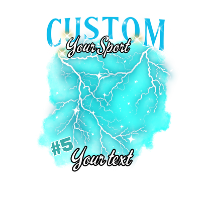 Custom Sports background tees and hoodies