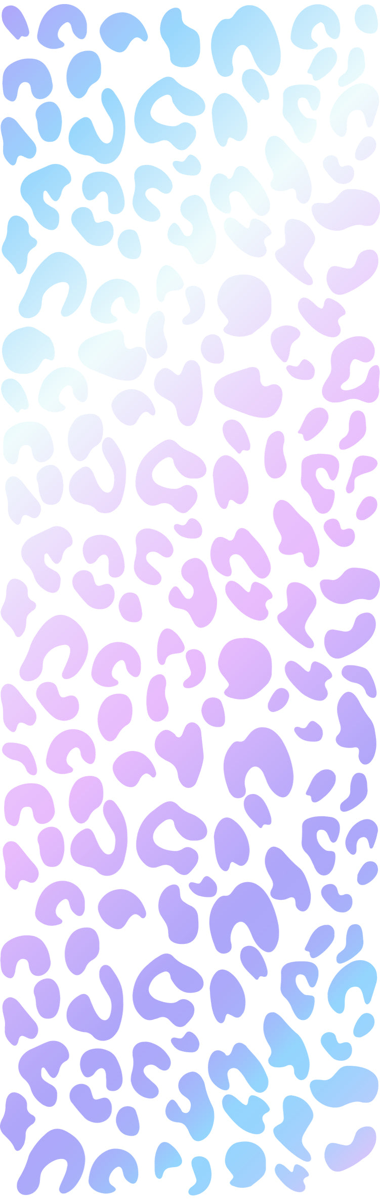 Purple and blue cheetah