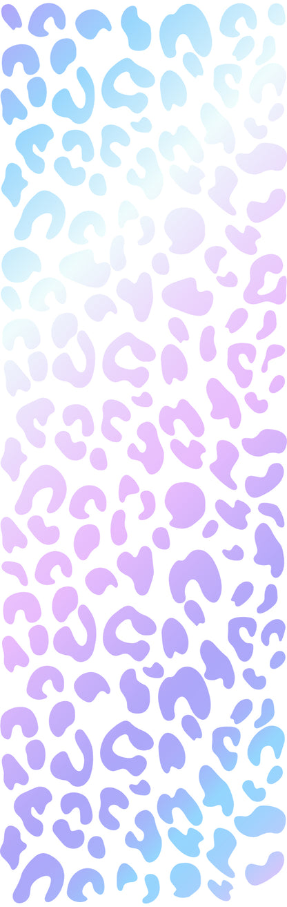 Purple and blue cheetah