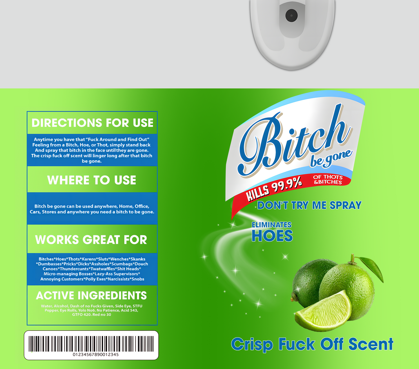 B**** Be Gone Spray 20oz Tumbler