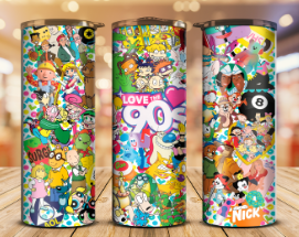 90's Cartoons Tumblers