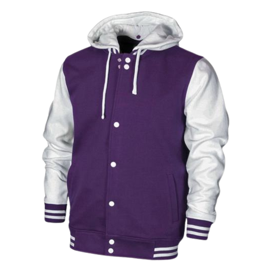 Kids cotton blend letterman varsity jackets