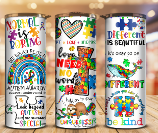 Autism Awareness Tumbler