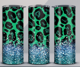 Leopard print 20oz tumblers