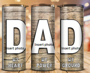 dad photo tumbler