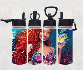 Little mermaid under the sea tumblers