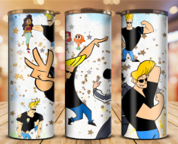 Johnny Bravo tumbler