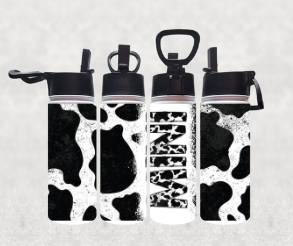 Mom and mini cow print tumblers