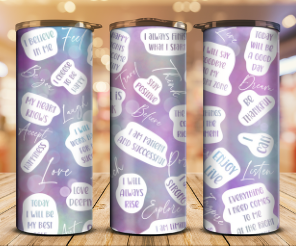 Positive Affirmation Tumblers