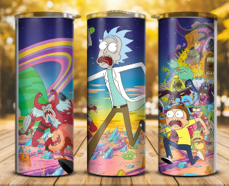 Ricky and Morty Tumbler