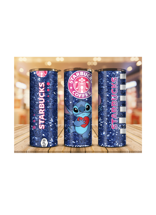 Stich Blue Starbucks 20oz tumbler