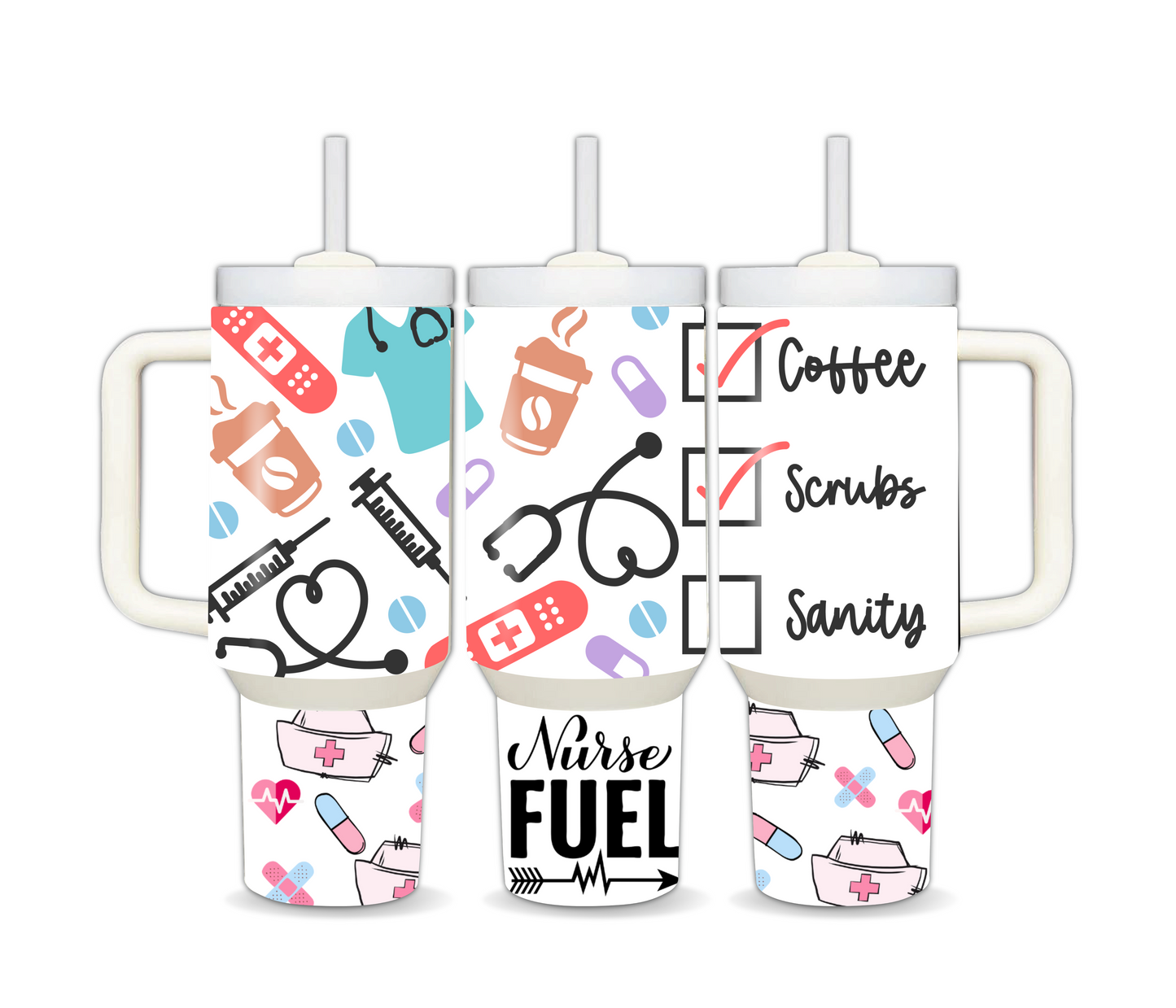 Nurse Fuel 40oz tumbler