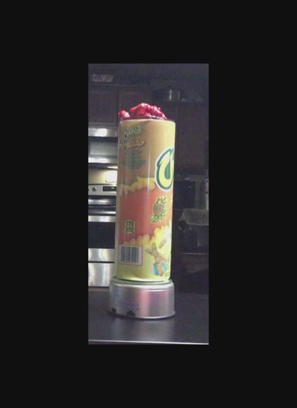 Flamin Hot Cheetos 20oz tumbler with topper